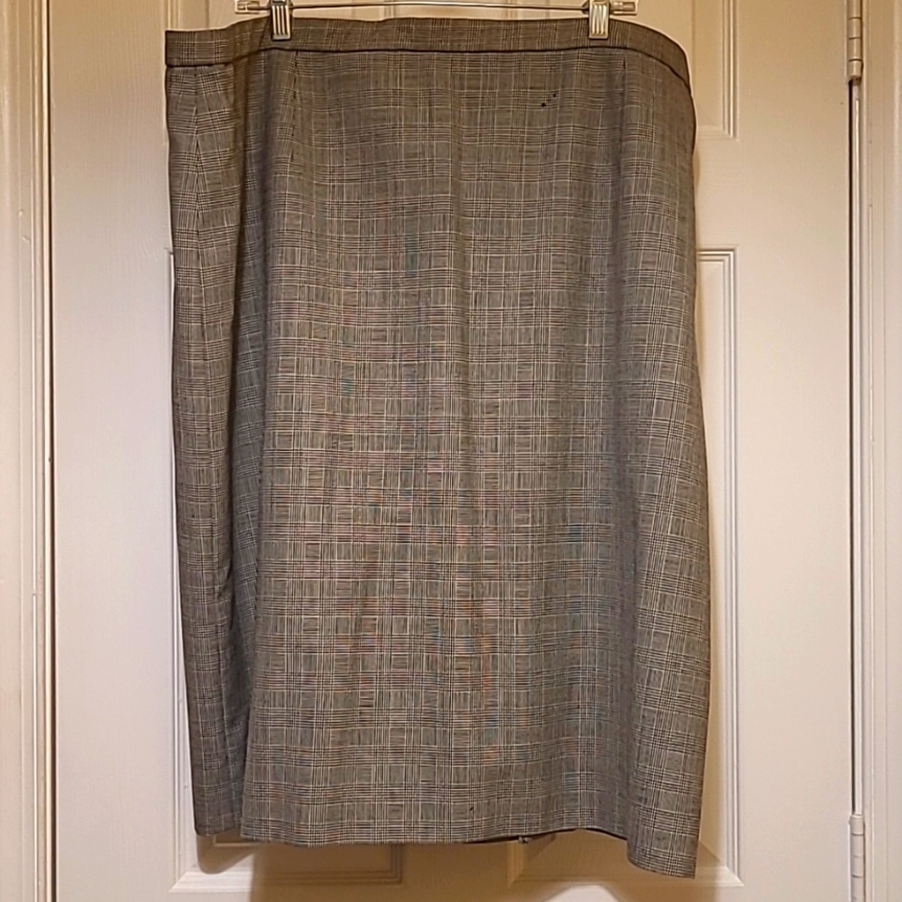 Pendleton Plaid Skirt - Size 22W